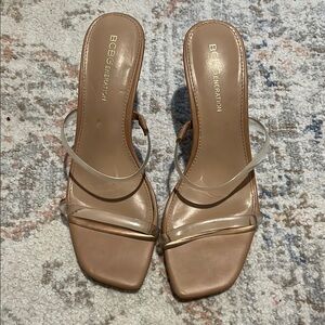 BCBGeneration Women's Tan Heels